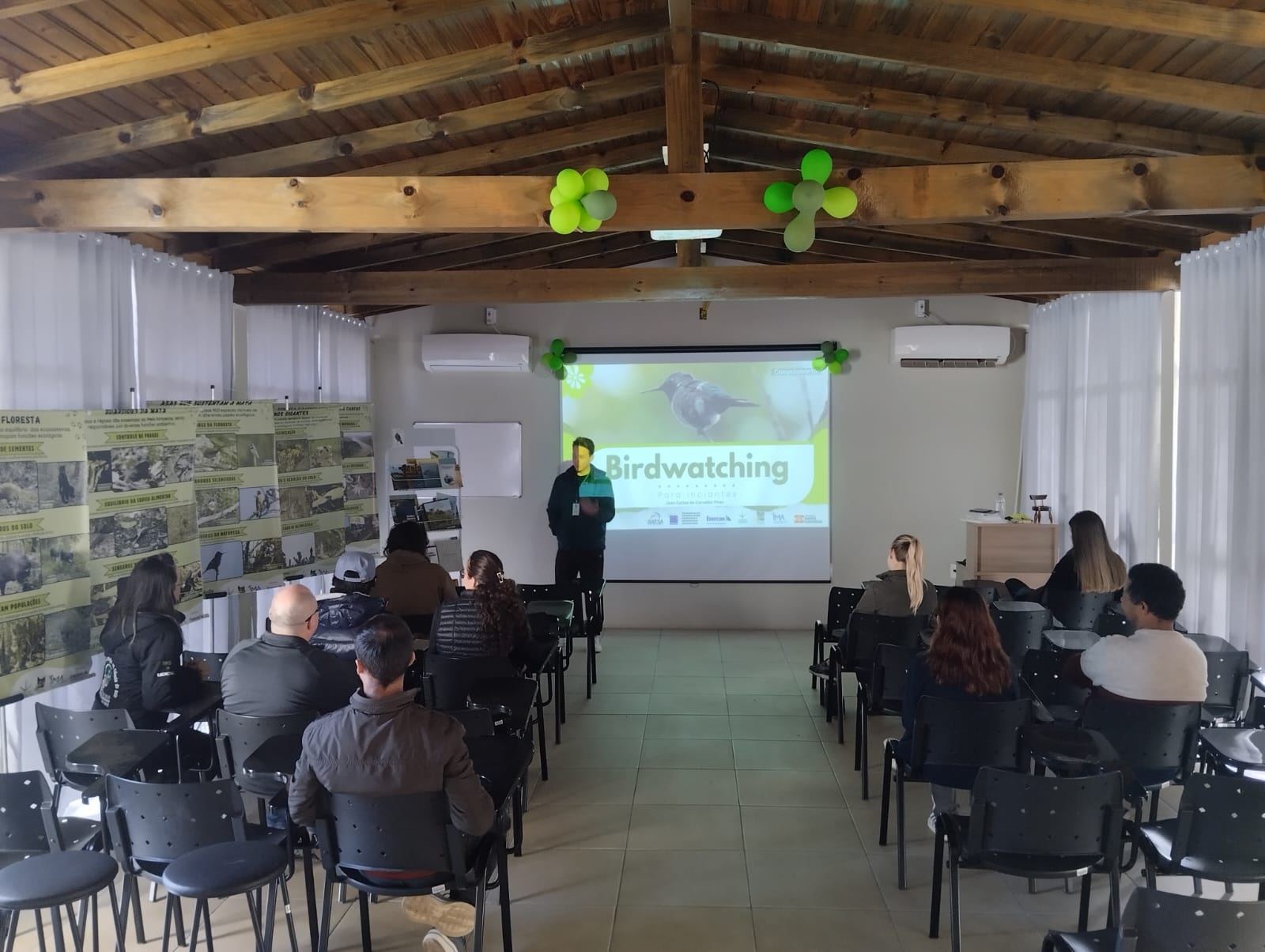 Observação de aves atraiu  participantes ao Parque Estadual Rio Canoas